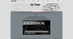 Desktop Screenshot of detinter.be